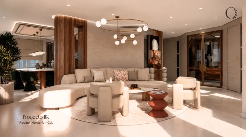 Proyecto de diseño interior Casa Tuto en Montería