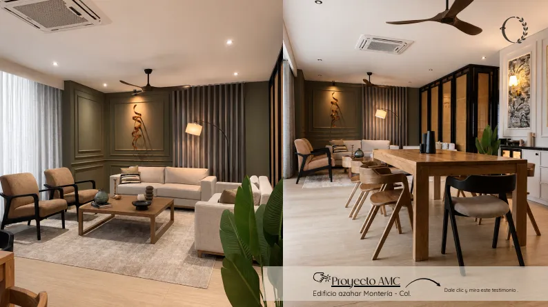 Proyecto de diseño interior Casa Tuto en Montería